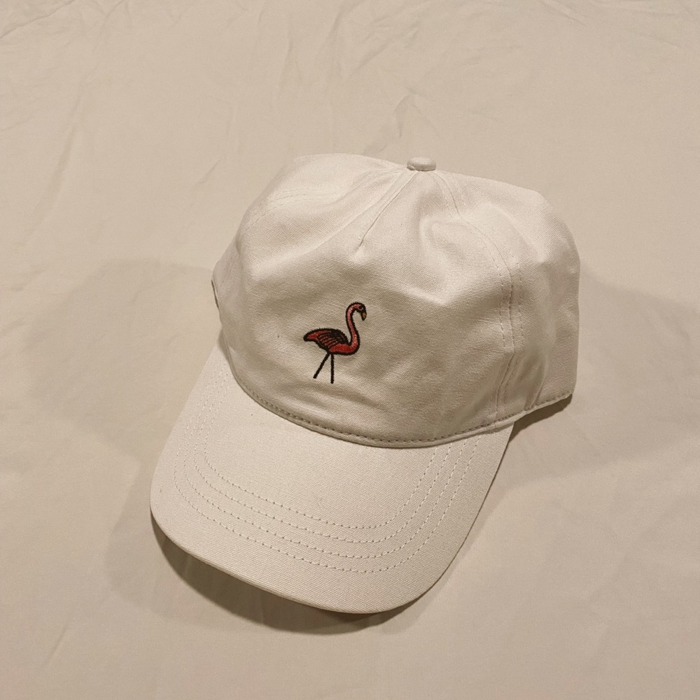 SOLD Flamingo summer ball hat adjustable